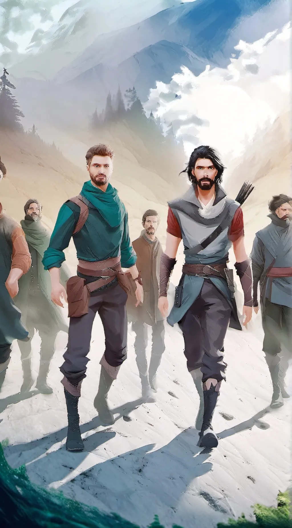 ai character: Anything  background