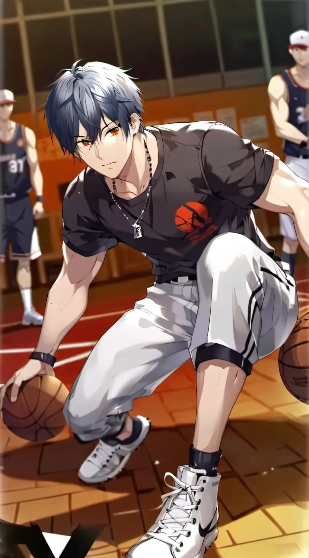 ai character: Jacke  background