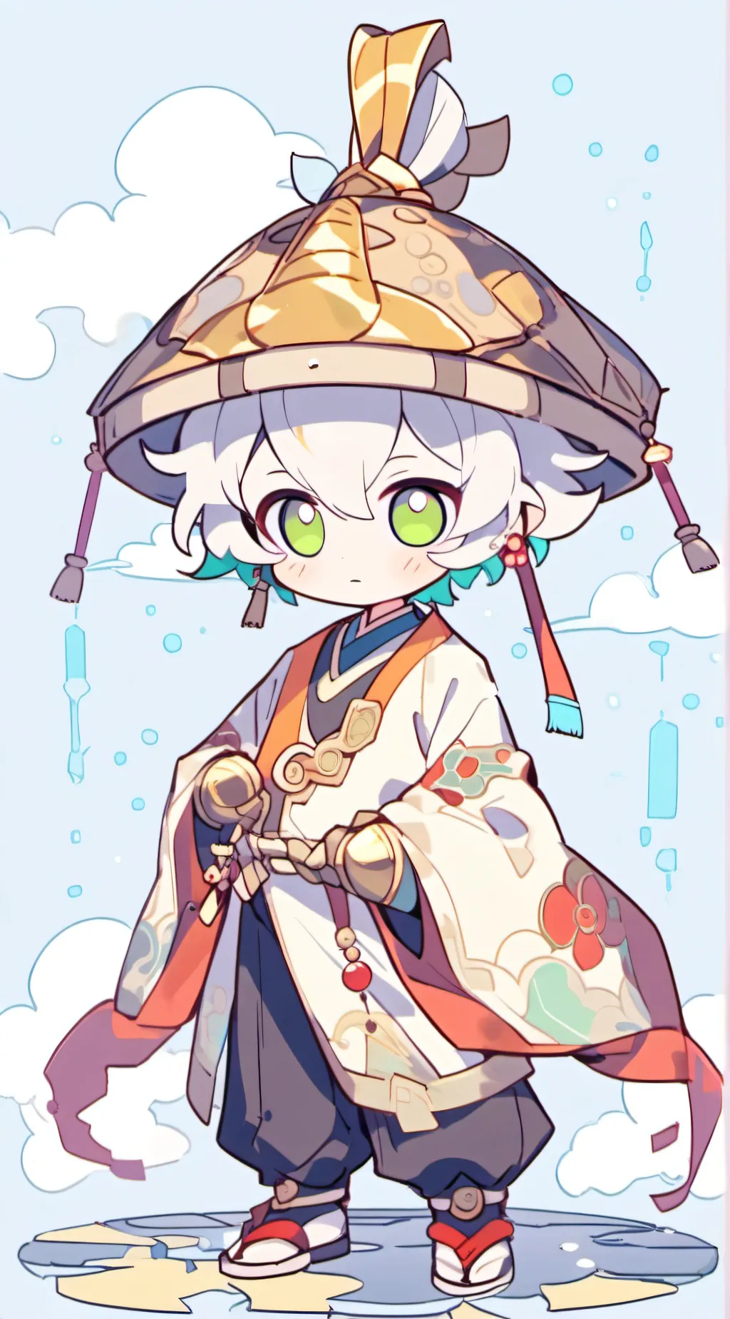 ai character: subwaysurferobots  background