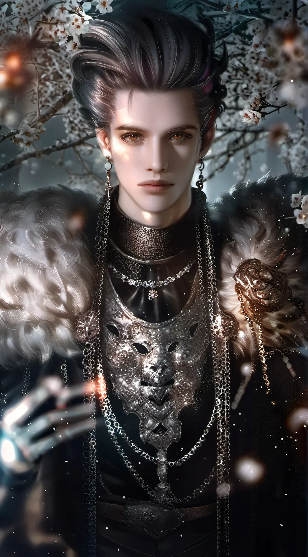 ai character: the lost man at  background