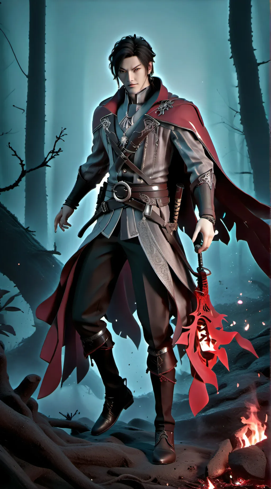 ai character: Fremontia  background