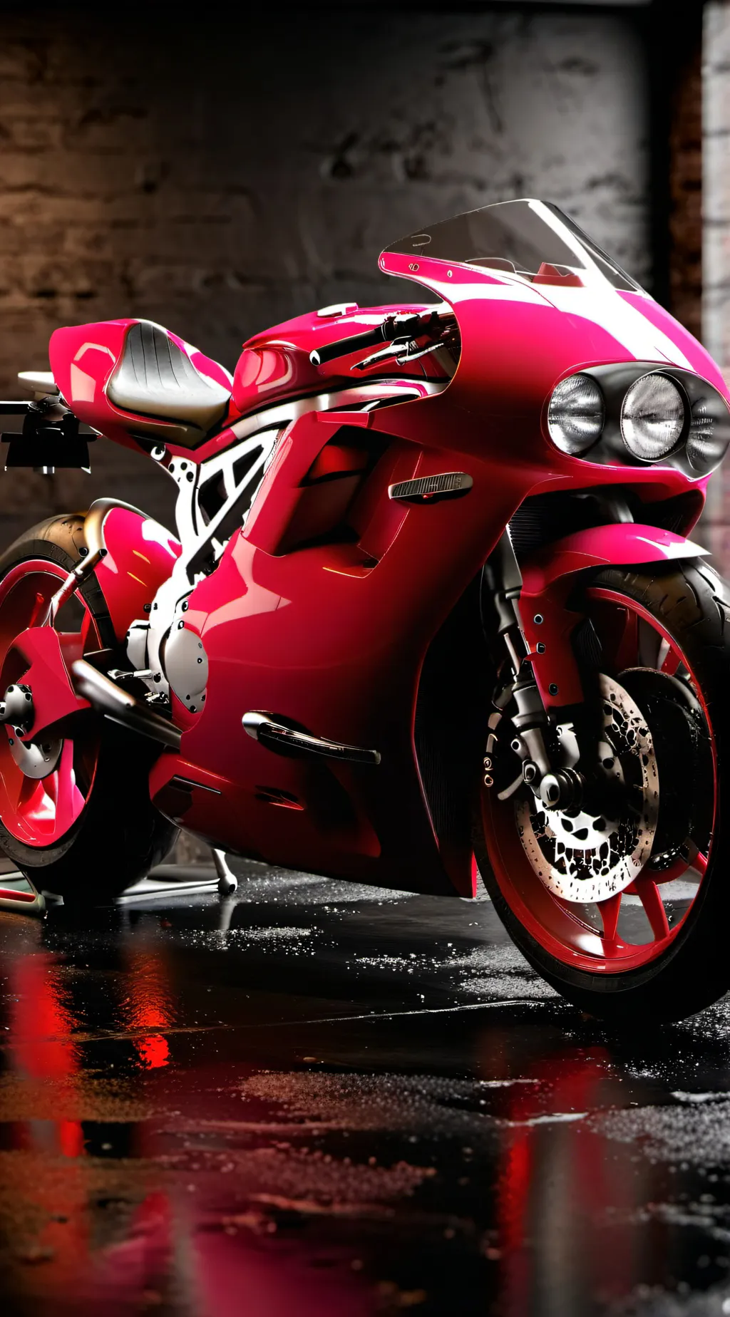 ai character: cherry background