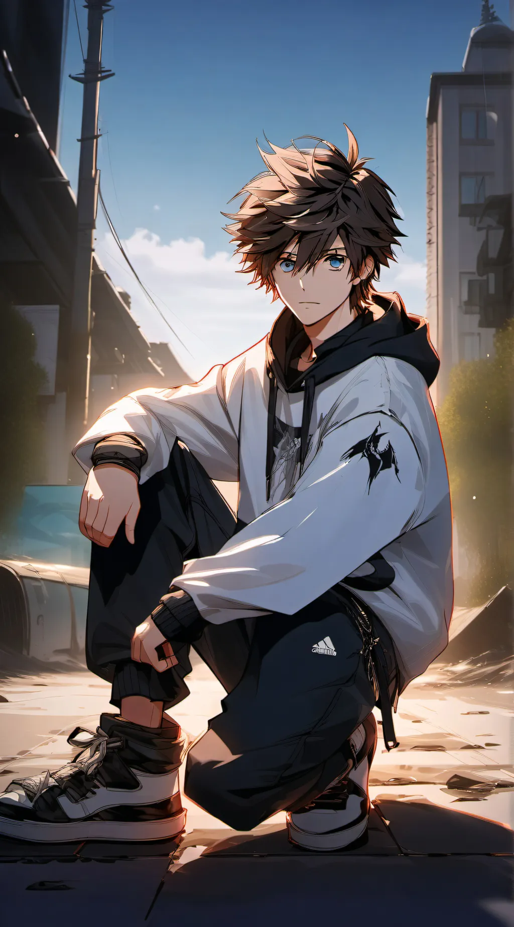 ai character: Carter background