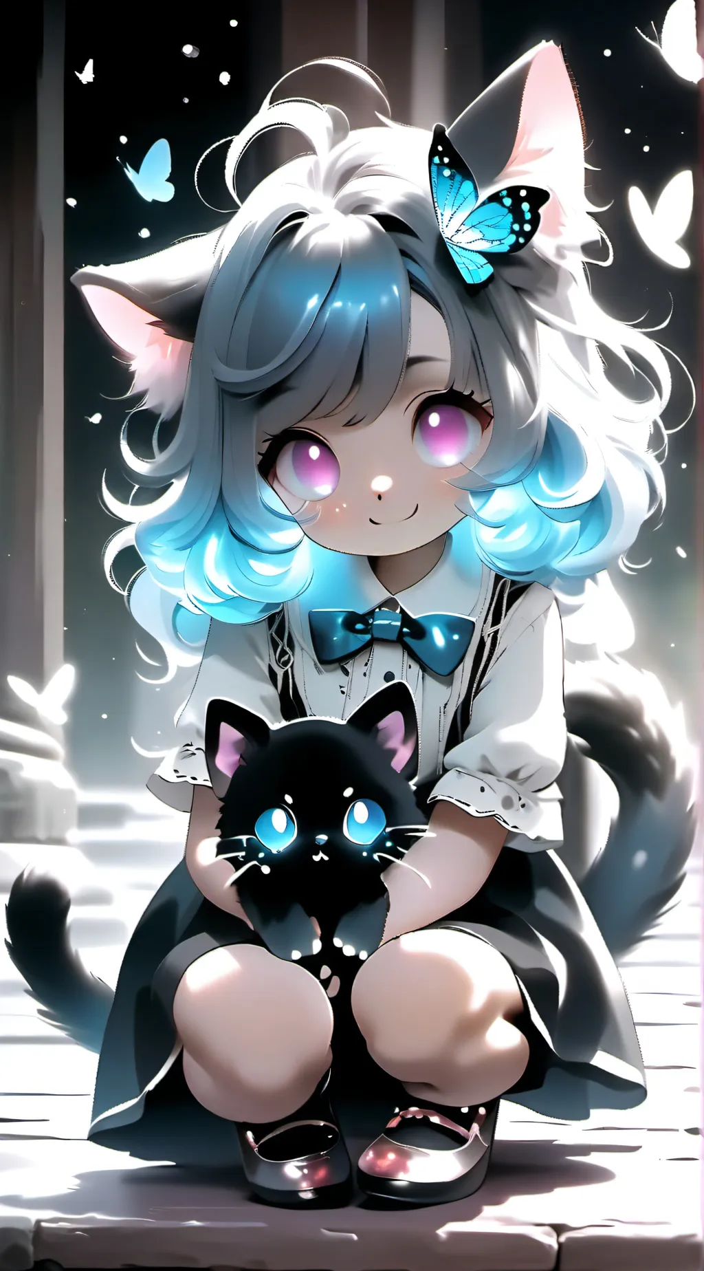 ai character: sky background