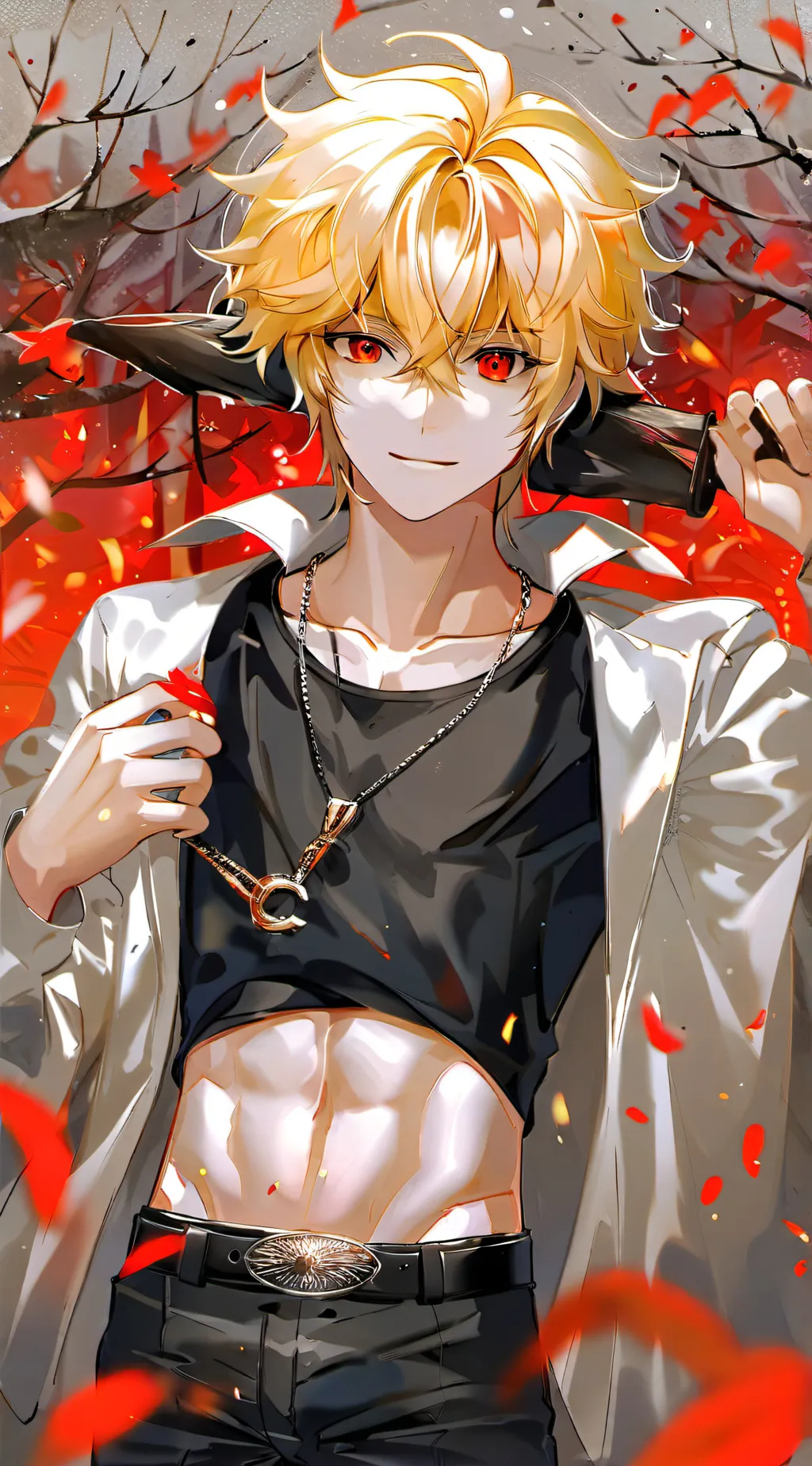 ai character: katsuki bakugo background