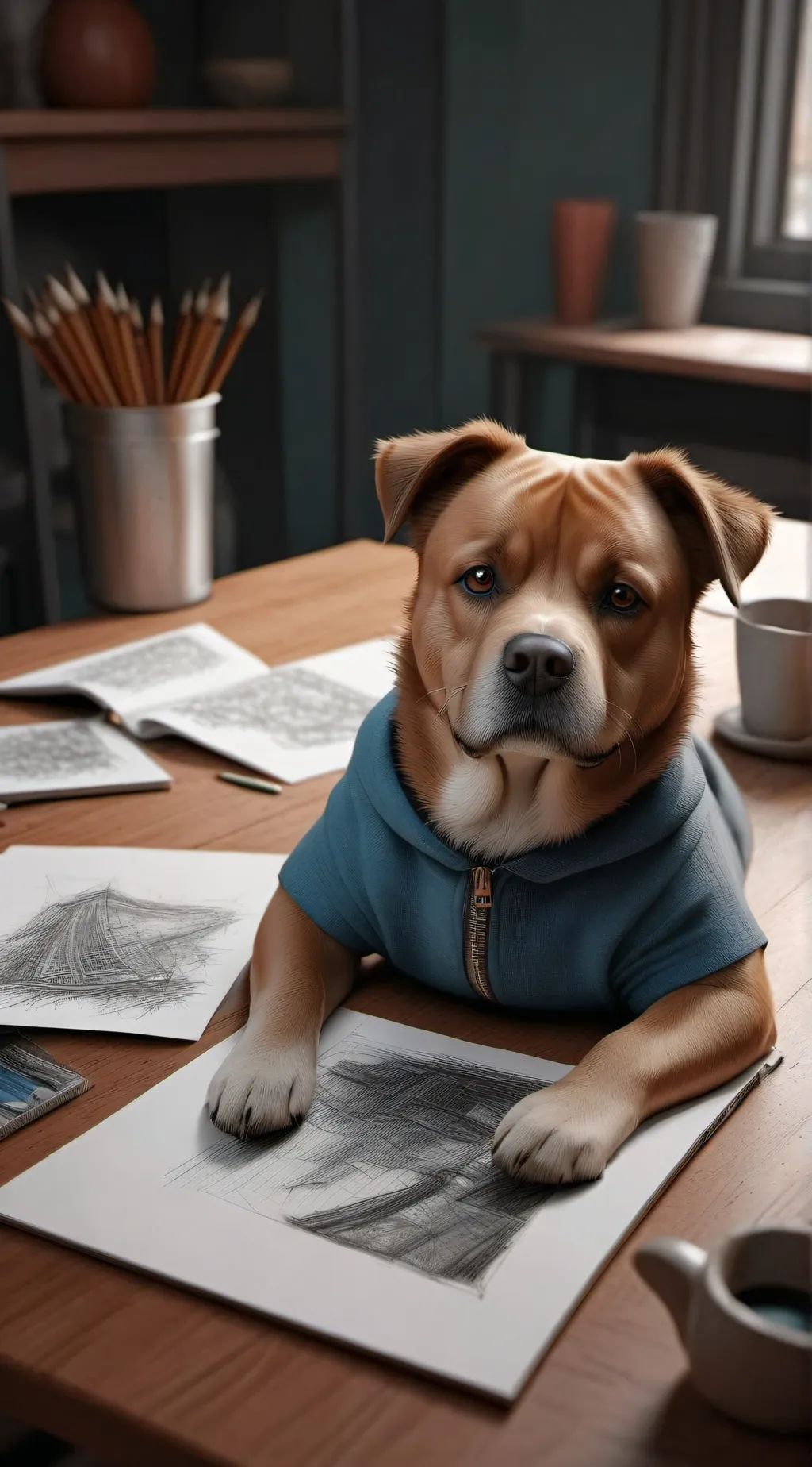 ai character: HOW TO DRAW background