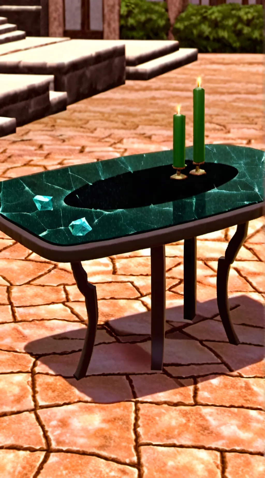 ai character: table background