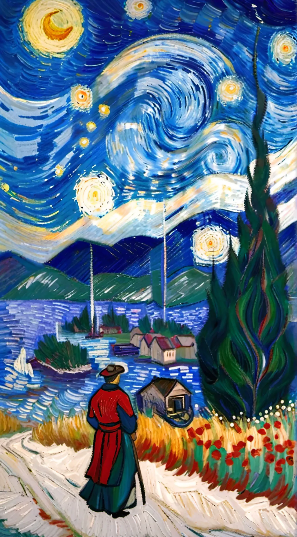 ai character: dj employee  background