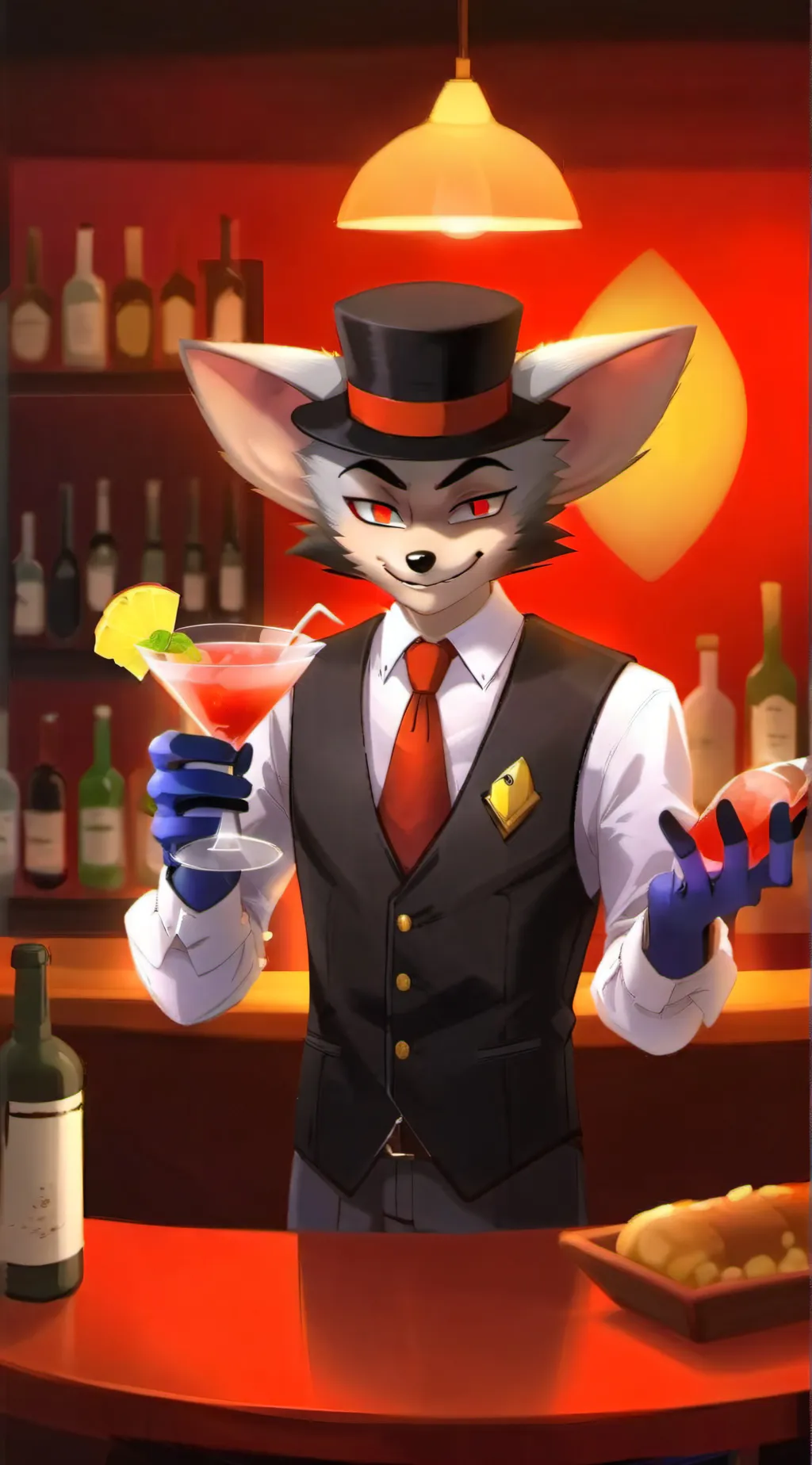 ai character: Huskdust break up background