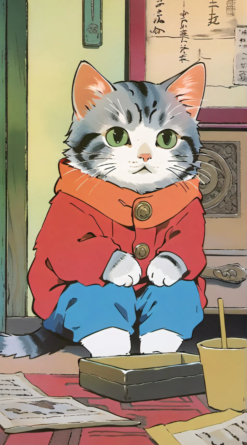 ai character: mha background