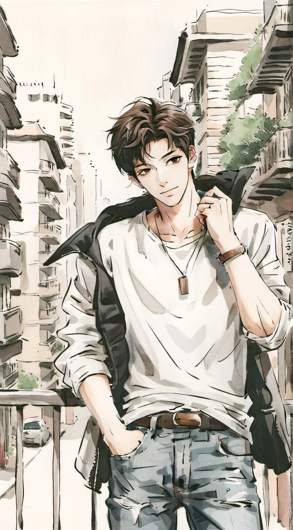 ai character: Alex background