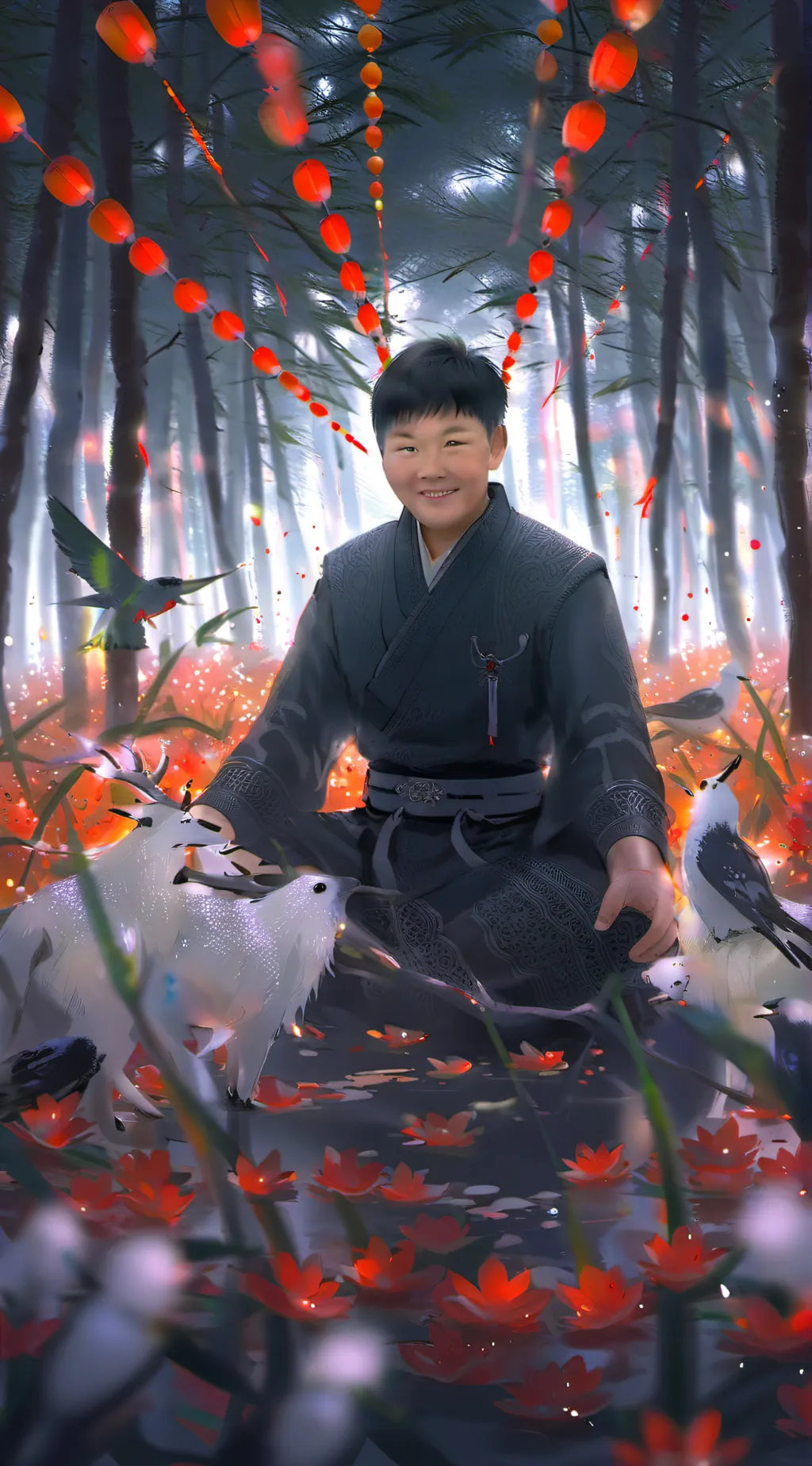 ai character: Taro background