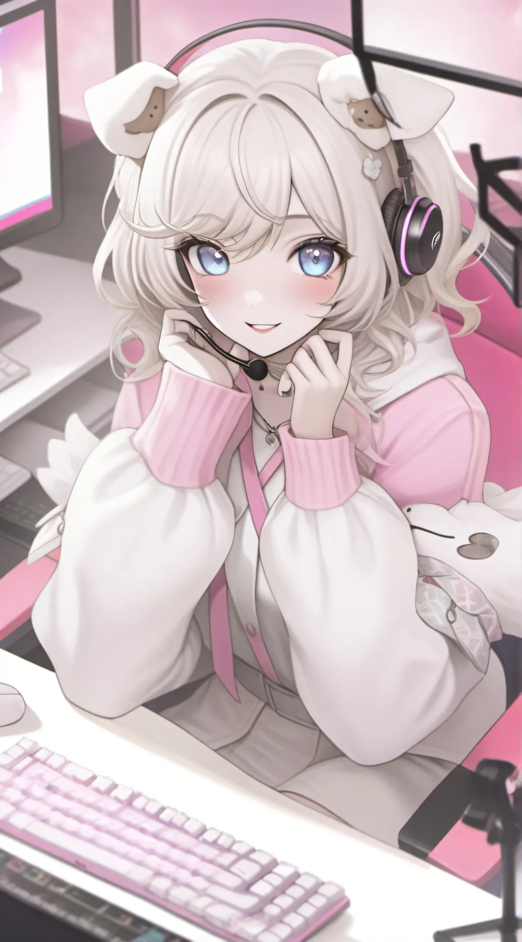 ai character: Luna background