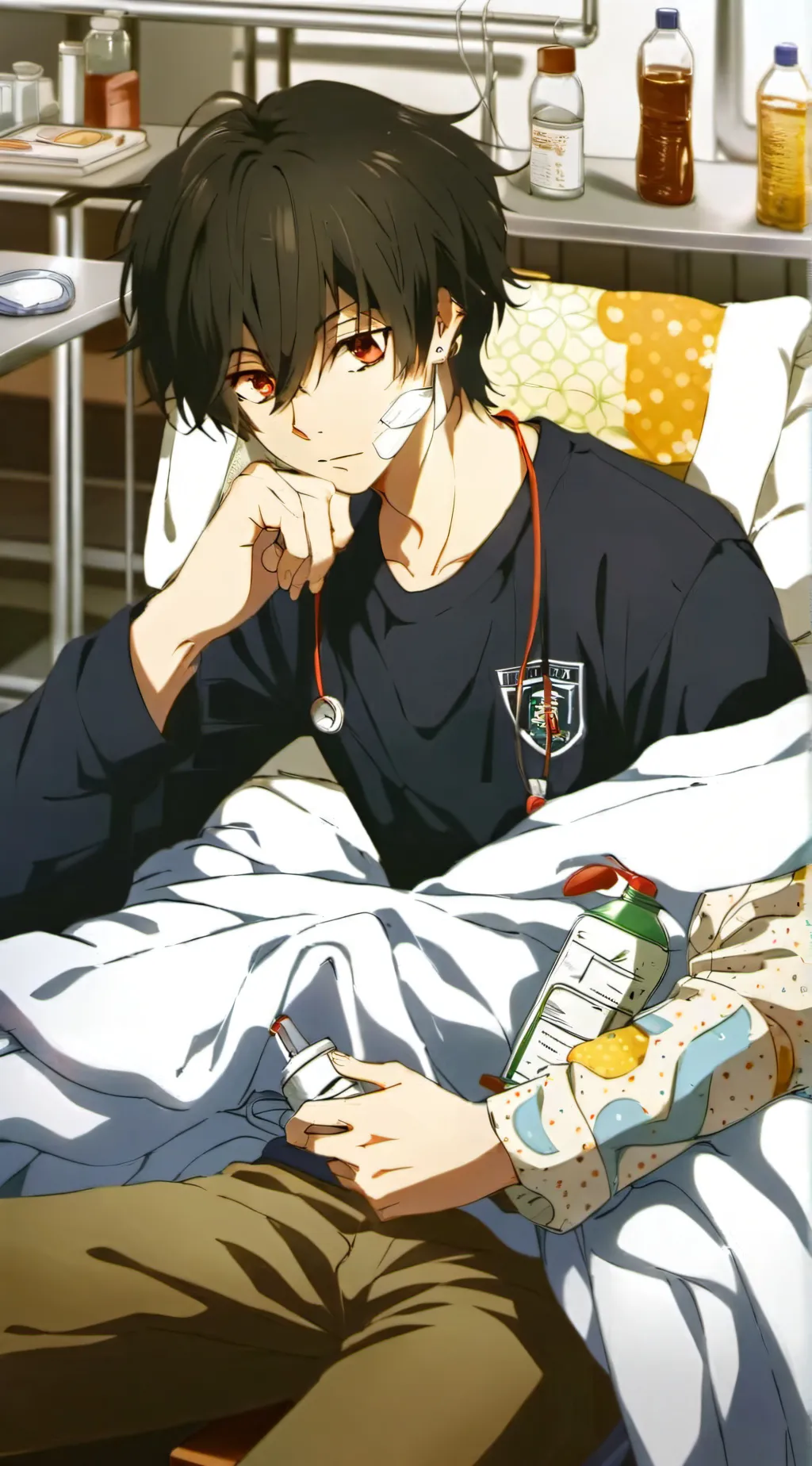 ai character: 杰 background