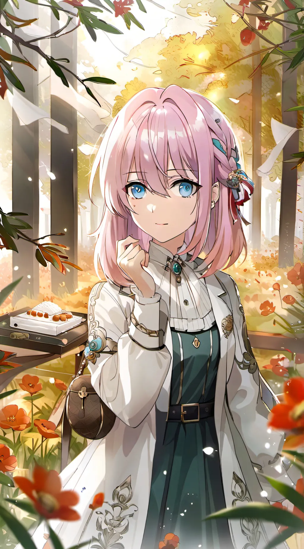 ai character: Shikimori  background