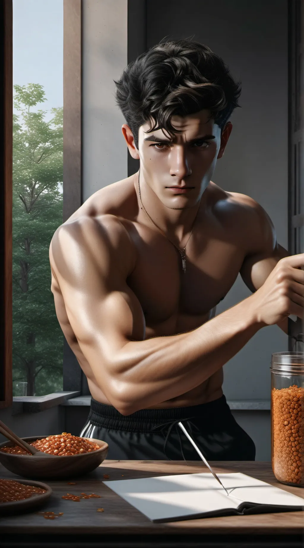 ai character: Sutton  background