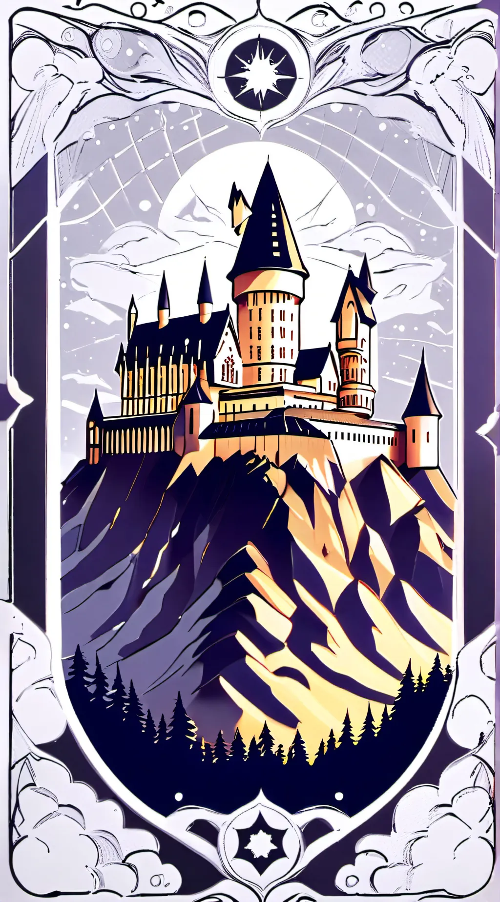 ai character: Hogwarts background