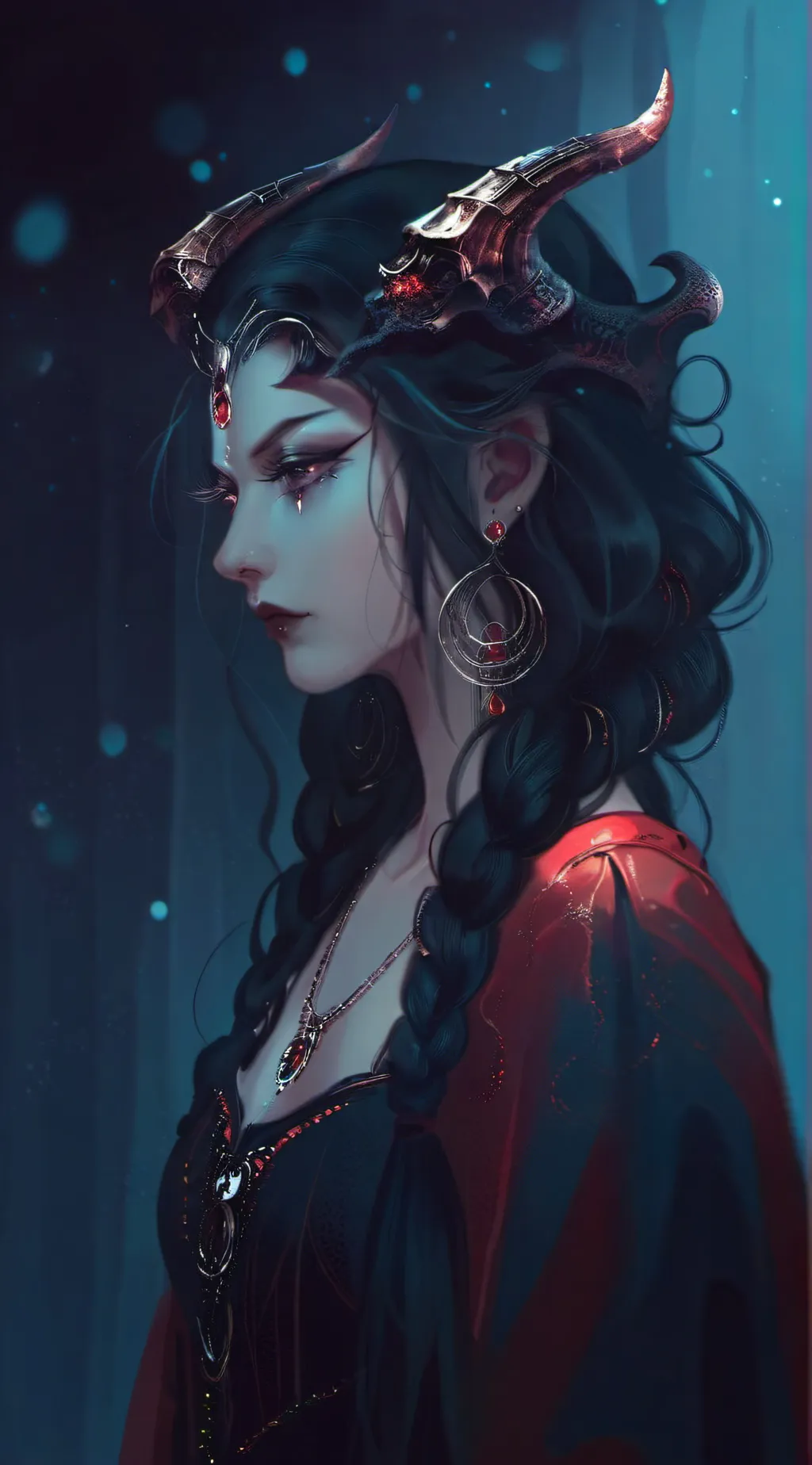 ai character: Demon Princess background