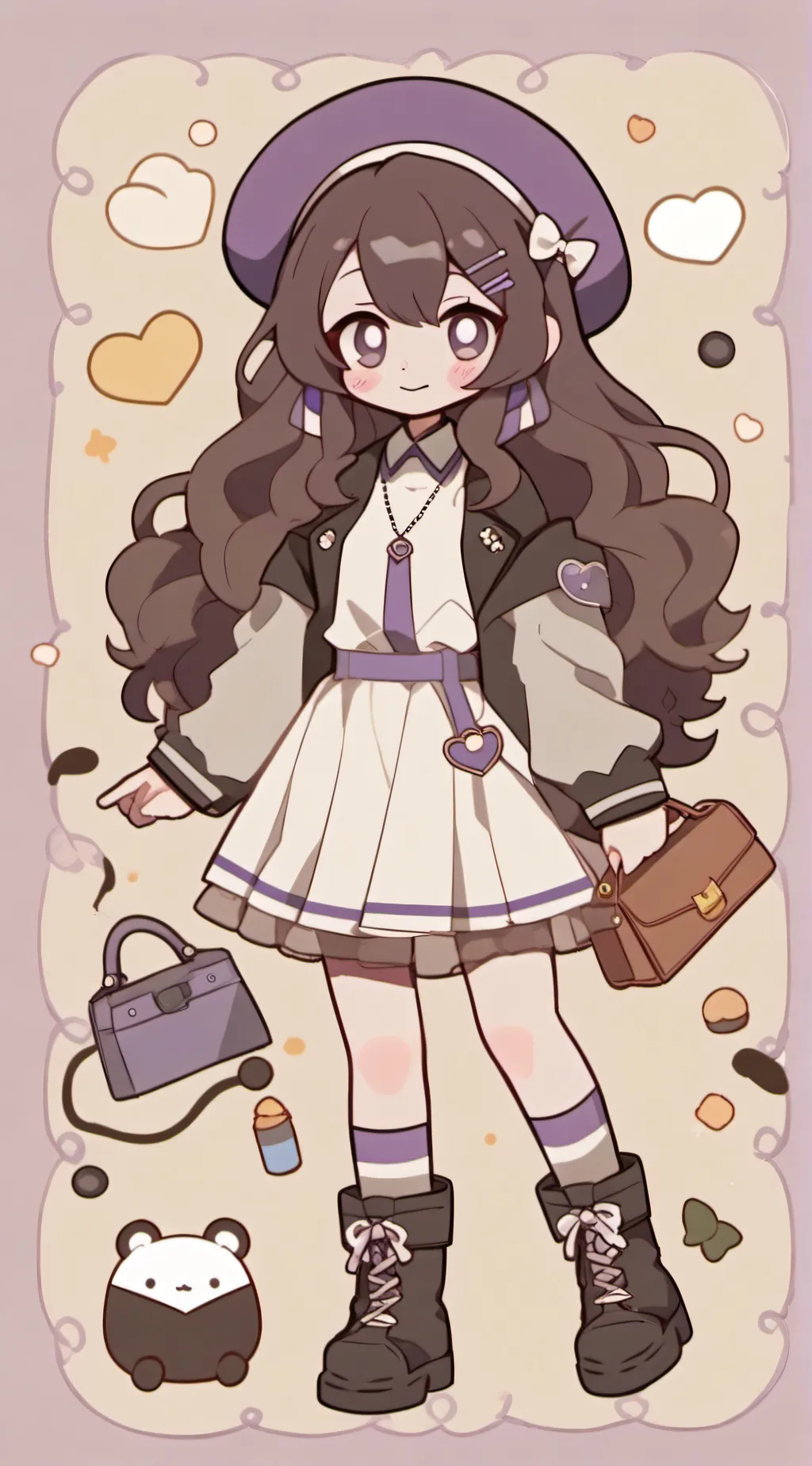 ai character: jeny/Jennifer  background