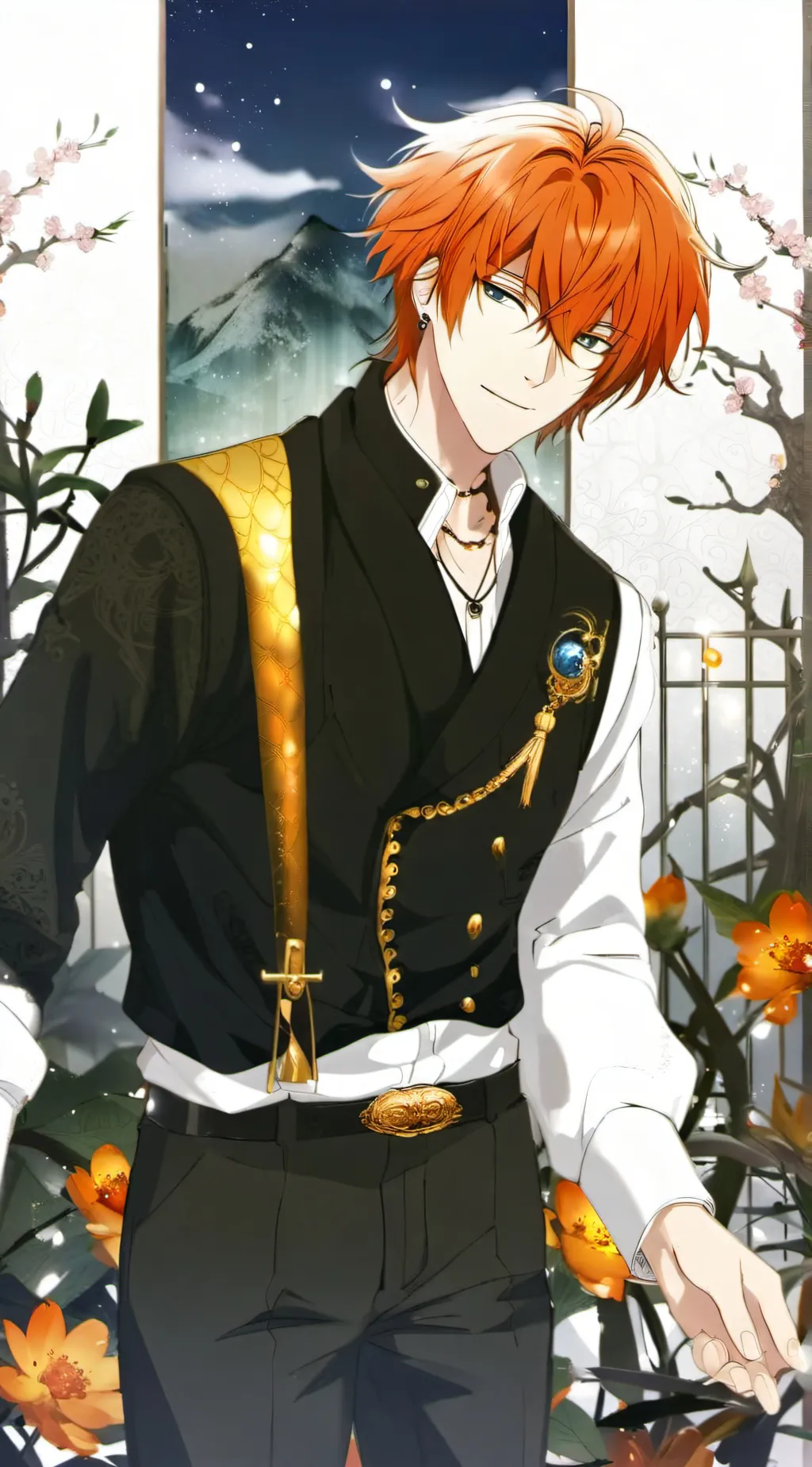 ai character: Leo background