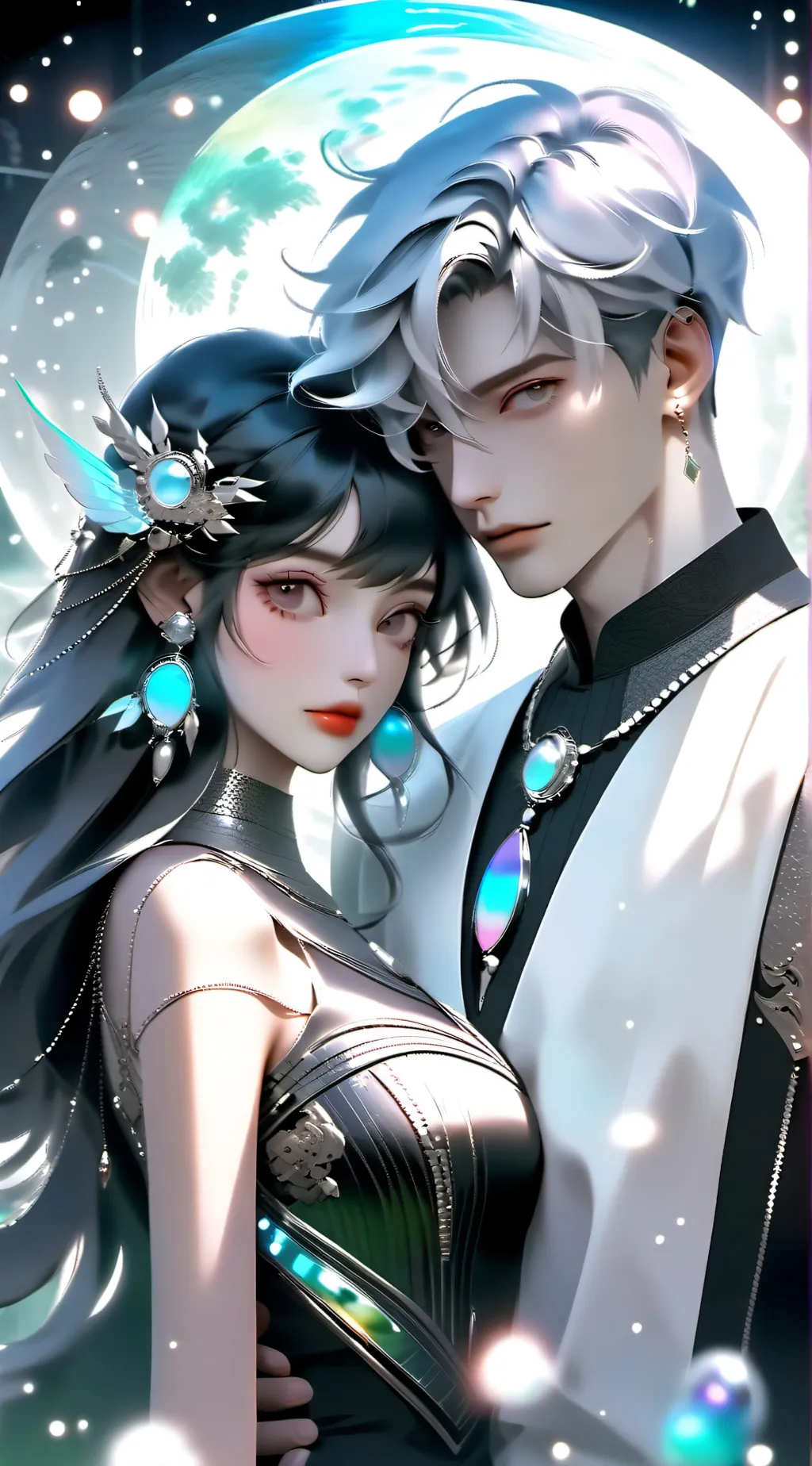 ai character: james and luna background