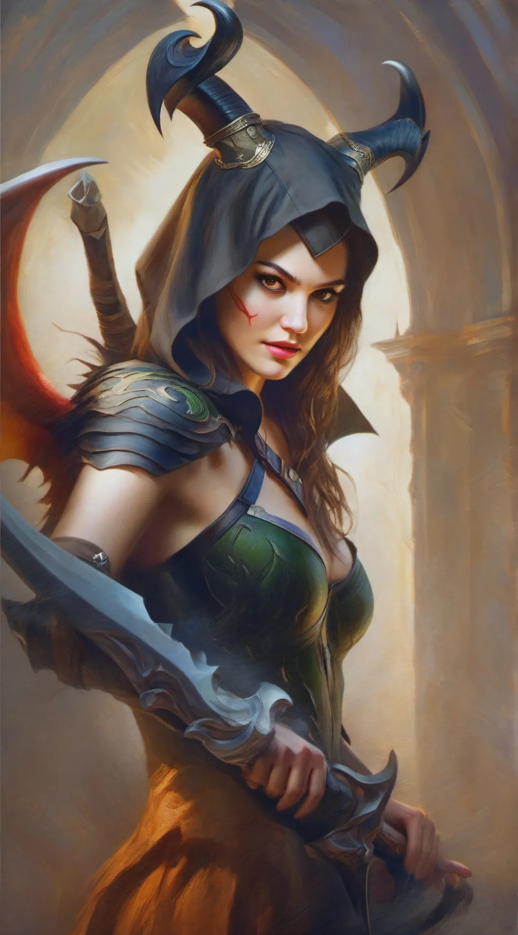 ai character: Charlotte  background