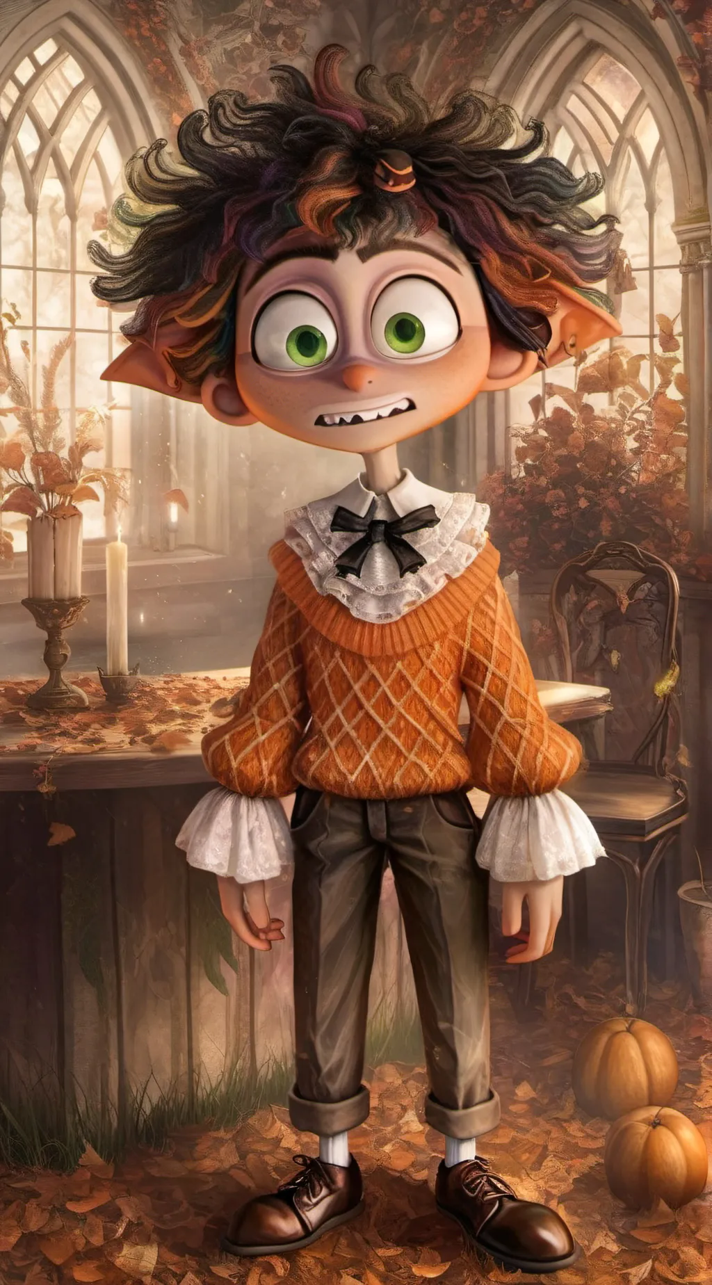 ai character: Anxiety background