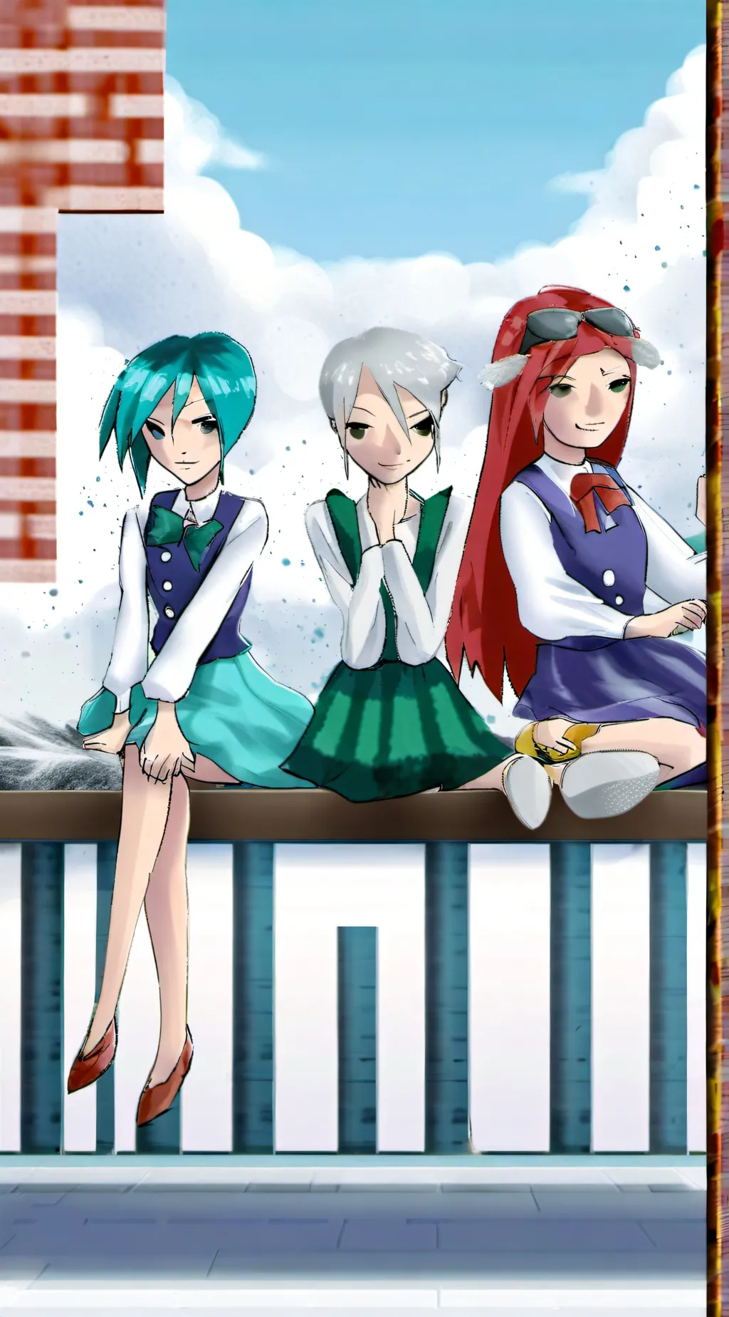 ai character: friends group background