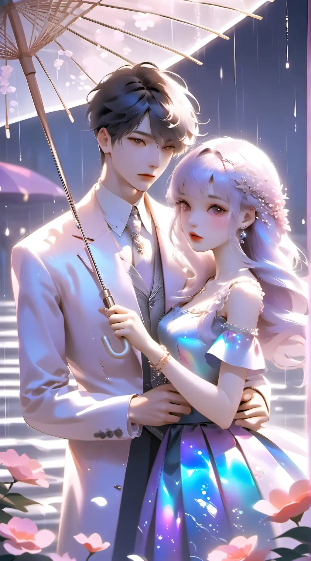 ai character: Lake and Leah background