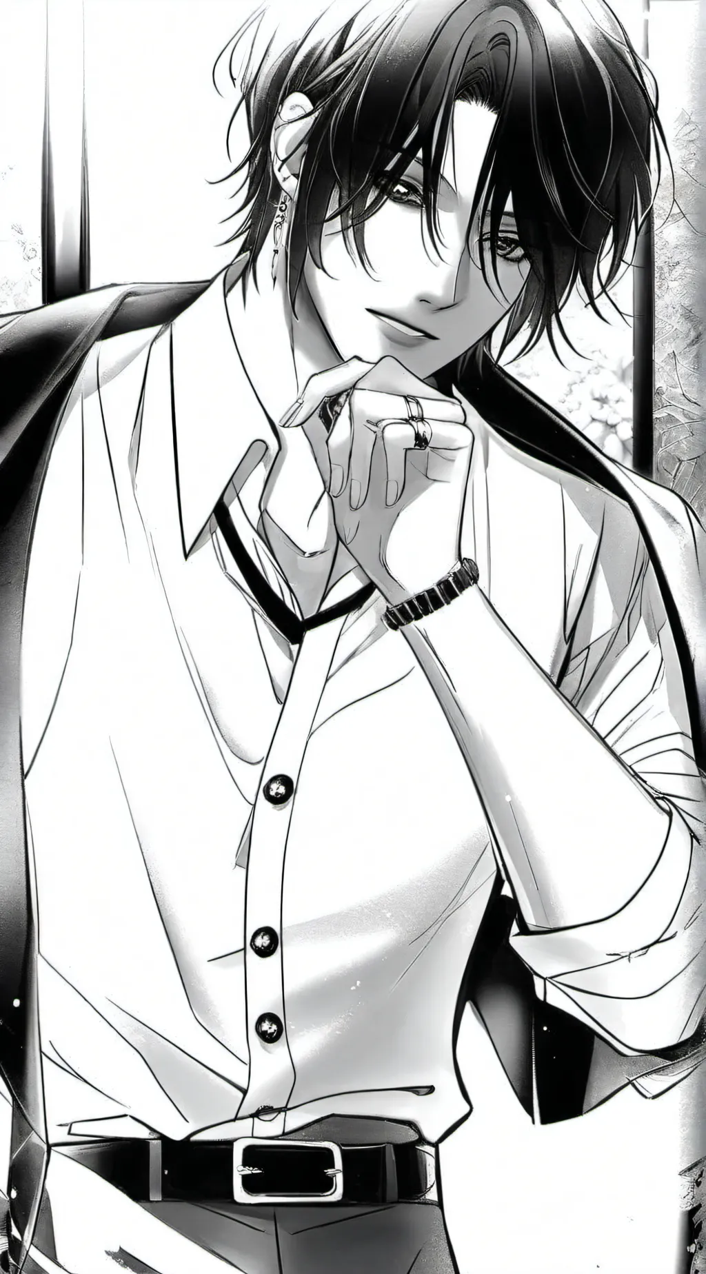 ai character: 軒雨 background