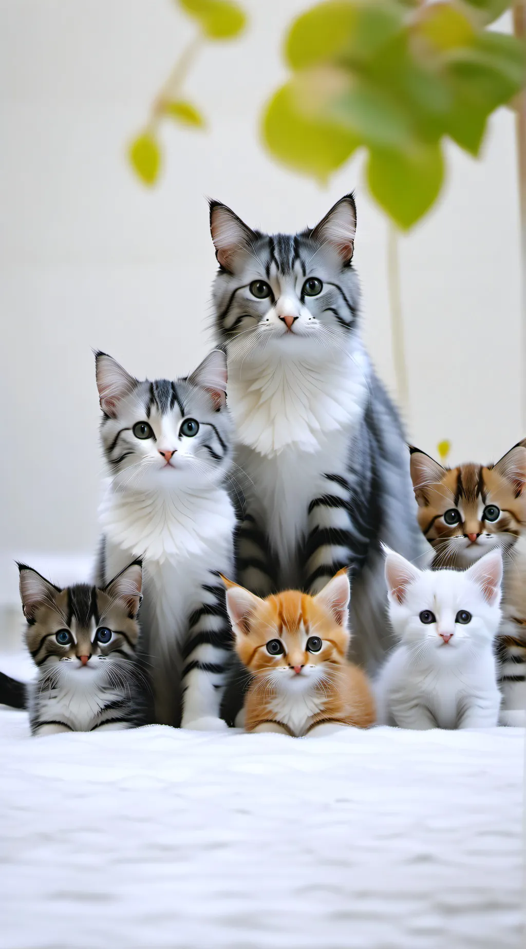 ai character: Cat Family background