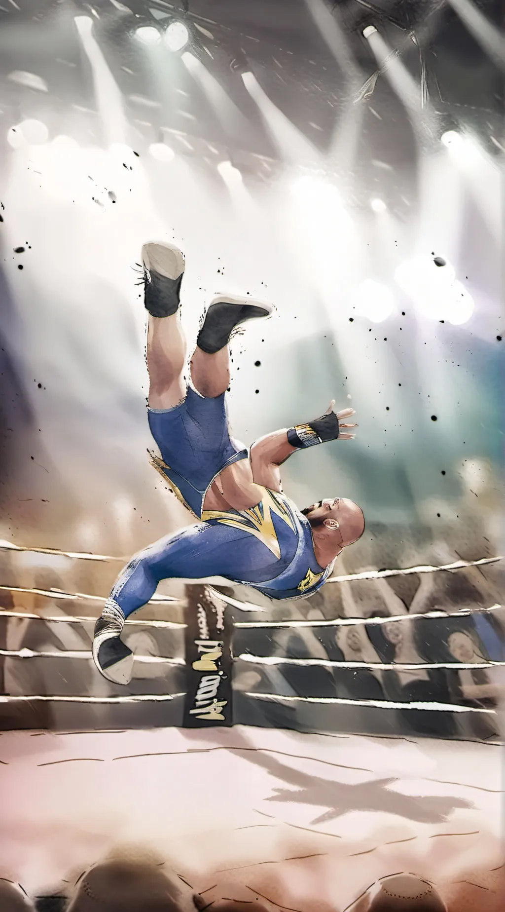 ai character: Wwe royal rumble  background