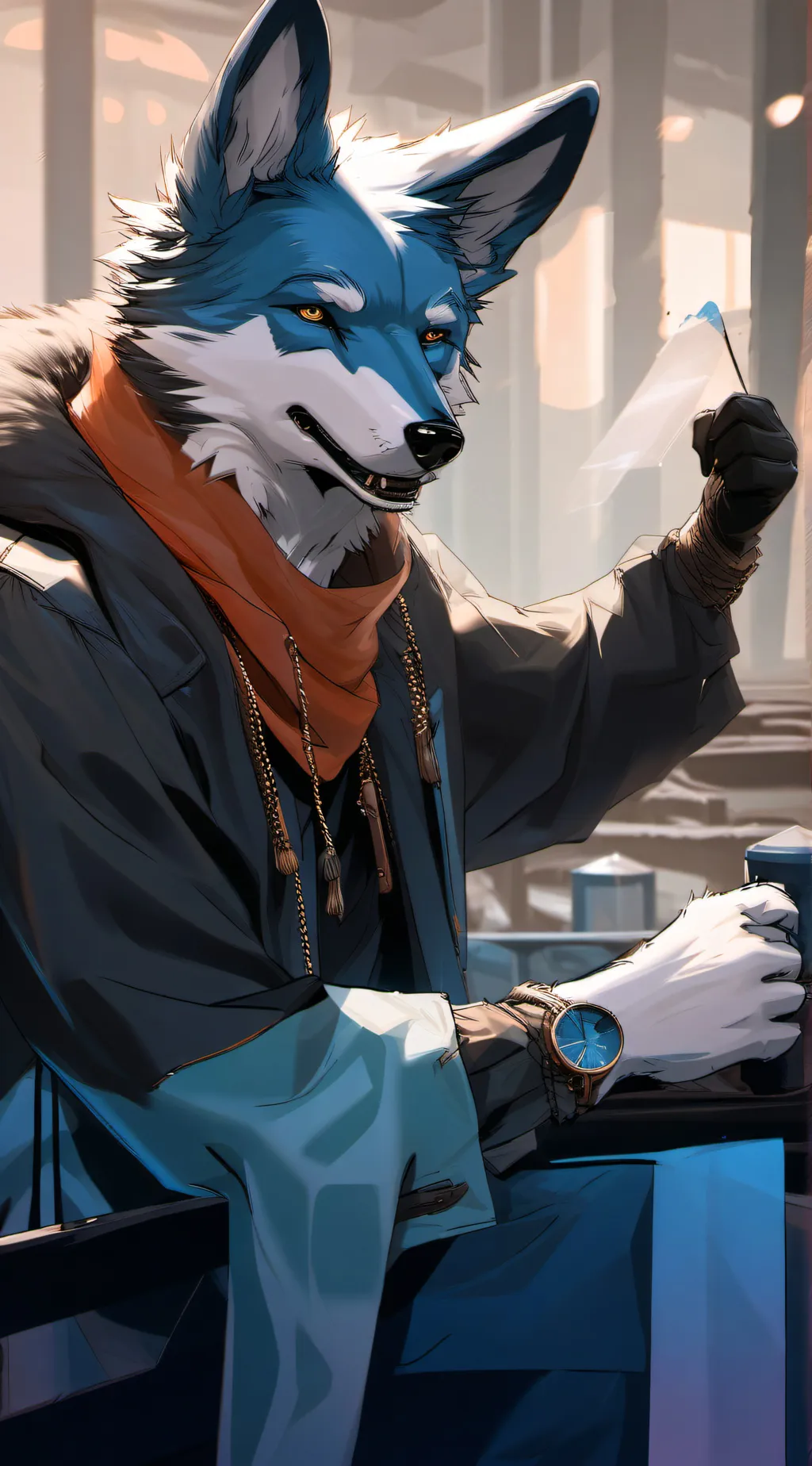 ai character: Furry Kidnapper background