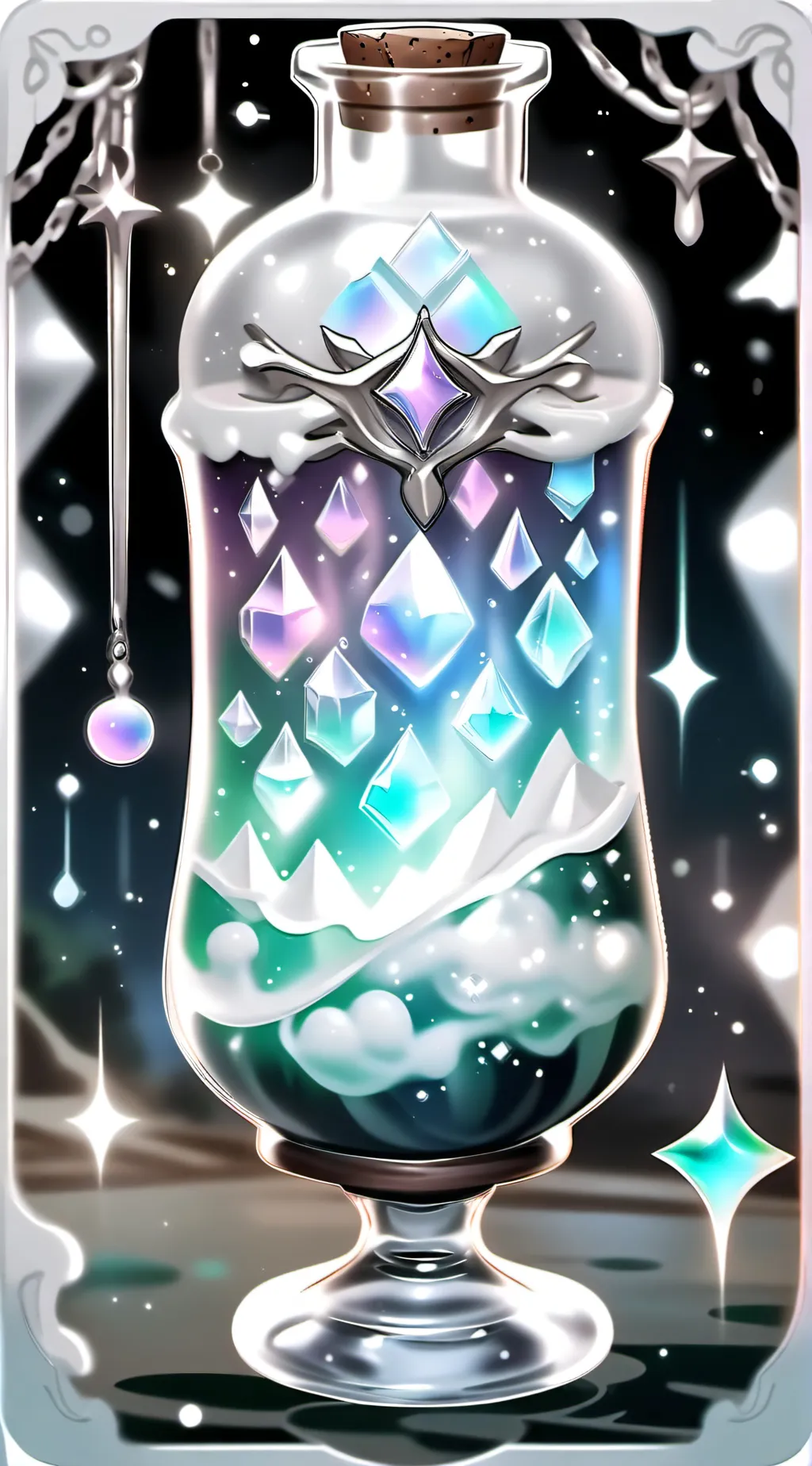 ai character: pregnant potion background