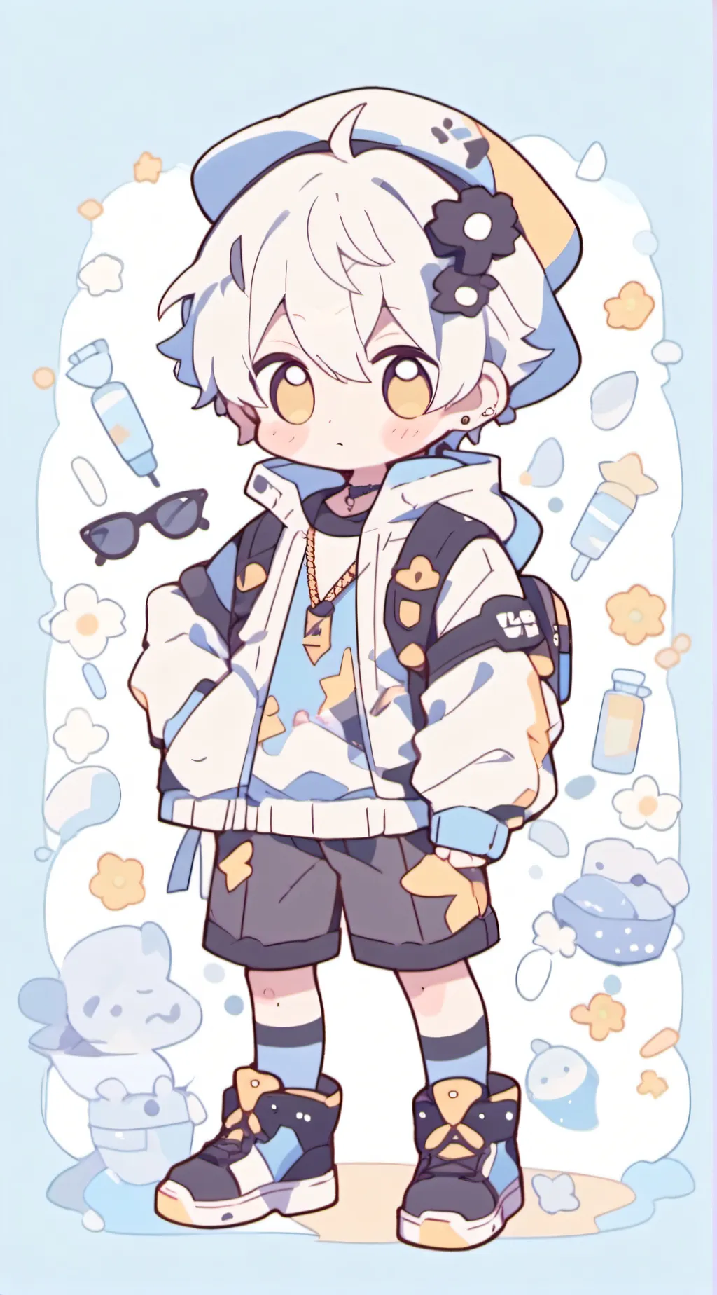 ai character: Sam  background