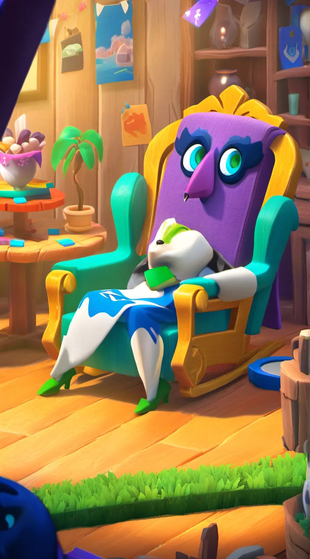 ai character: hazb!n h0tel background