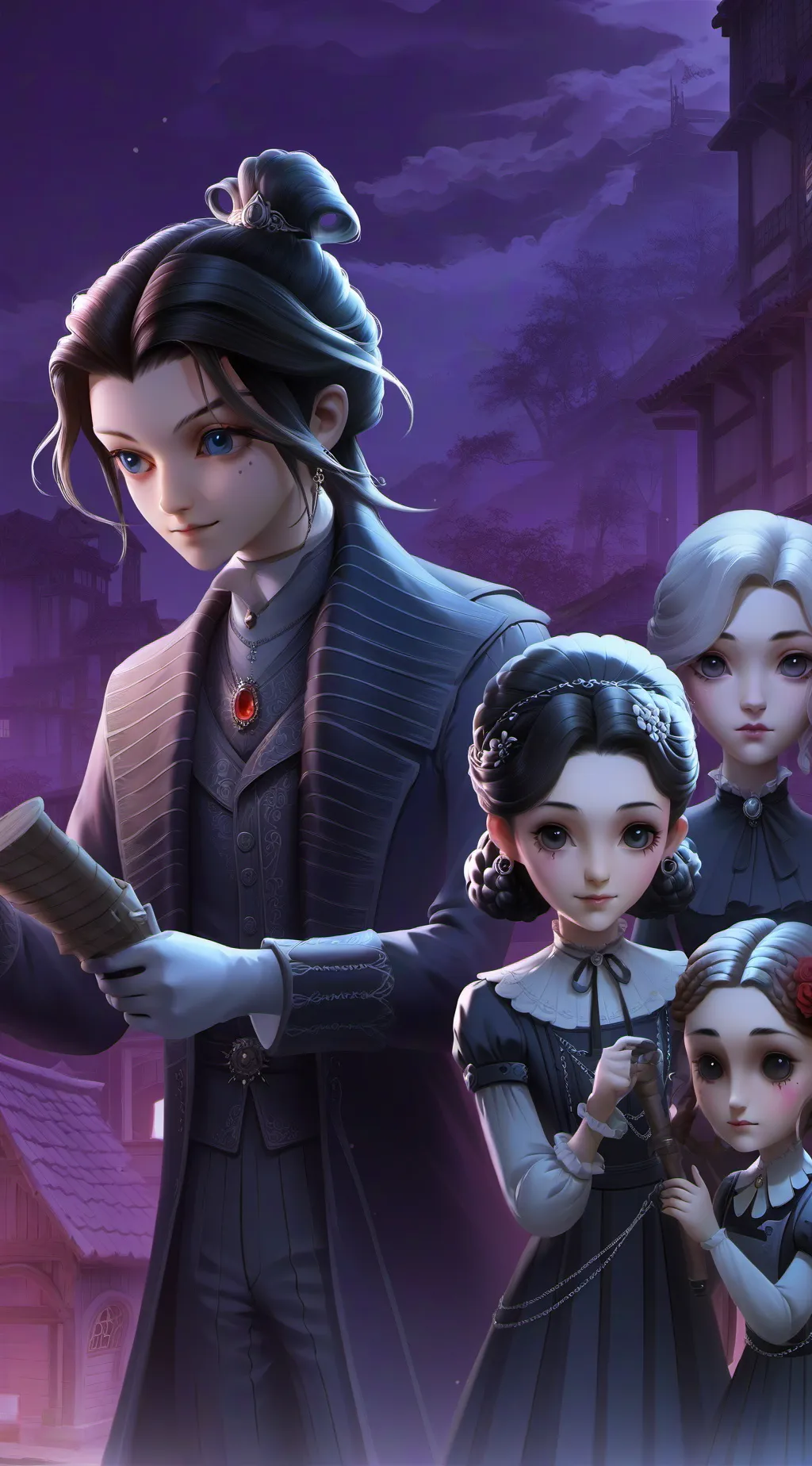 ai character: hunted  background