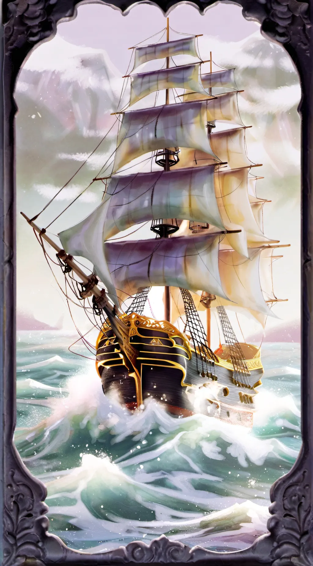 ai character: Pirate academy background