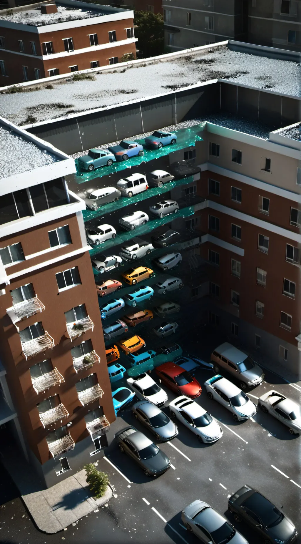 ai character: Living Car background