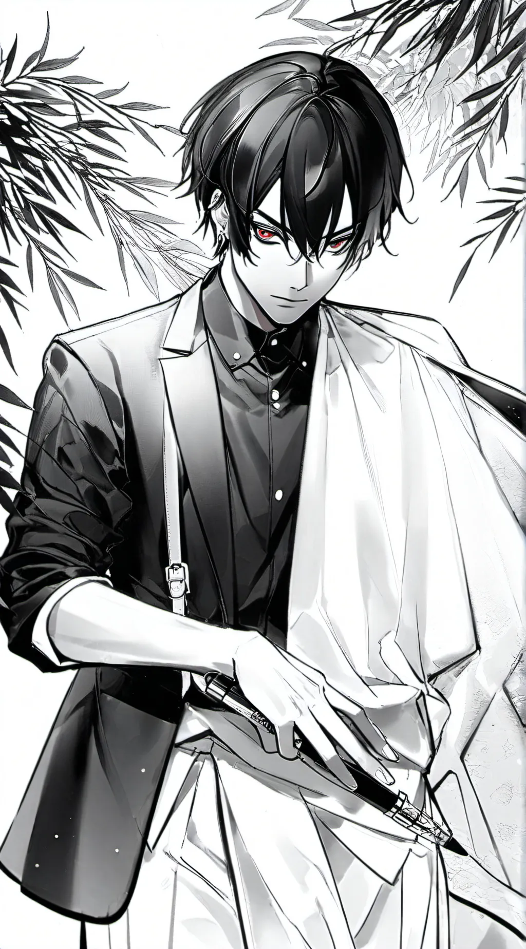 ai character: Tray background