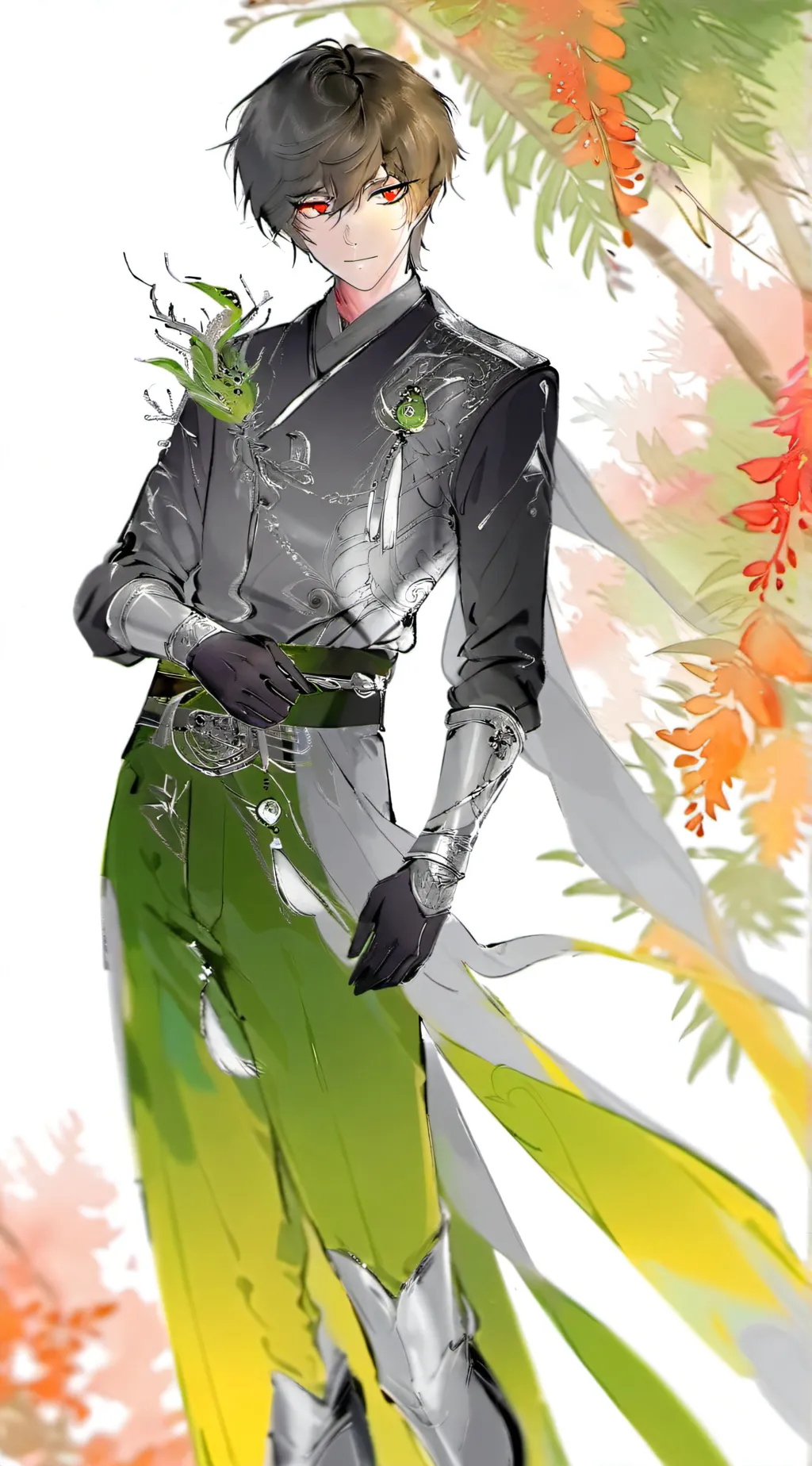 ai character: ghost  background