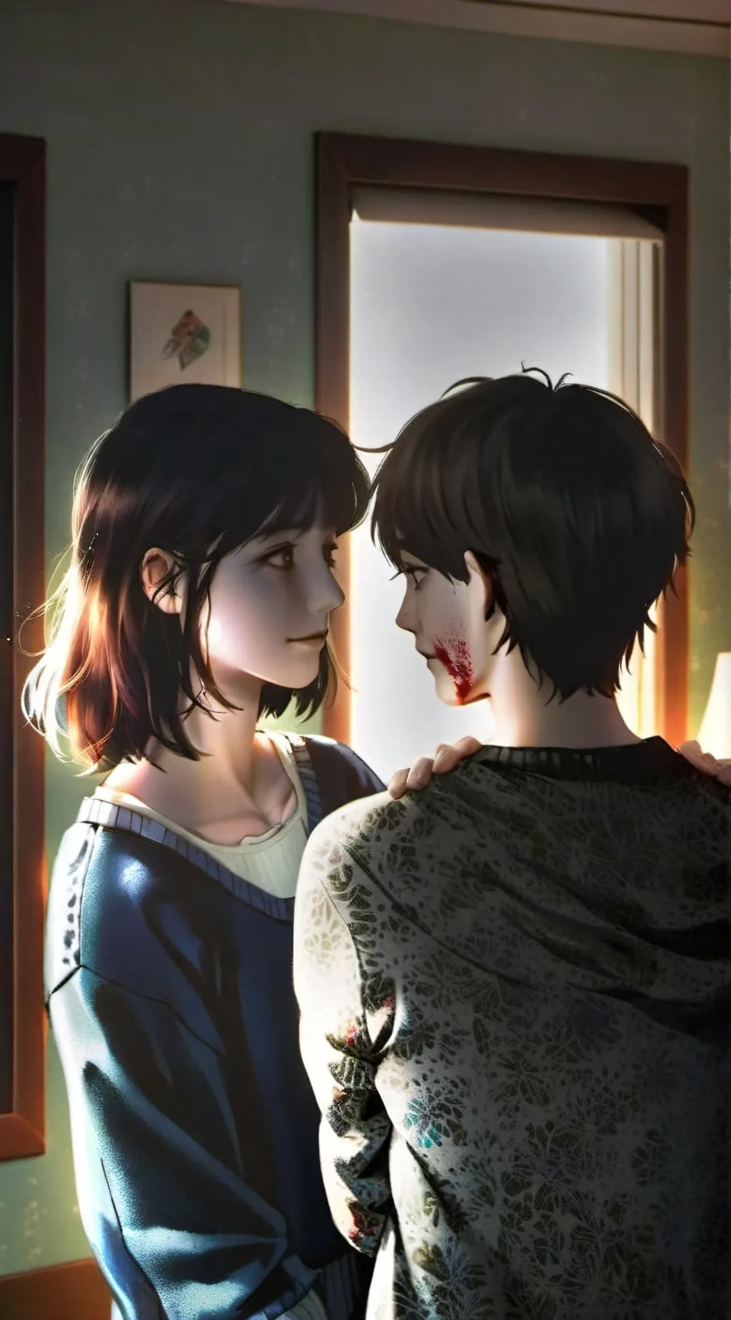 ai character: Lily and liam background