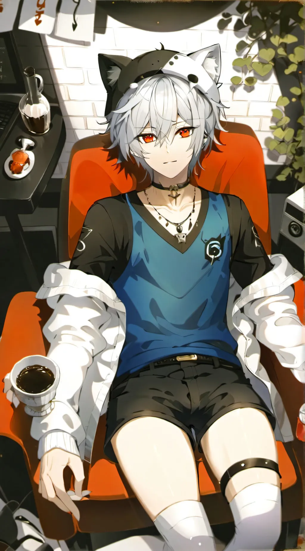 ai character: Gauze background