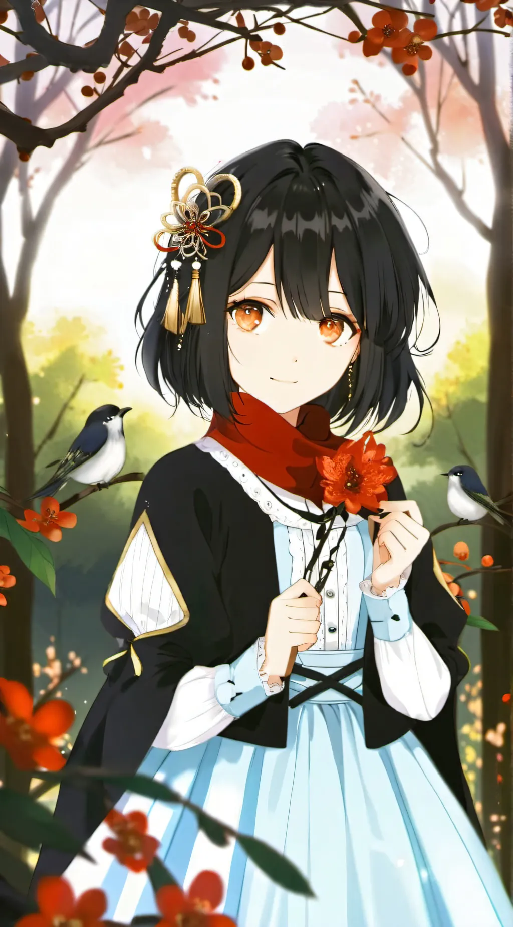 ai character: ISABELA... background