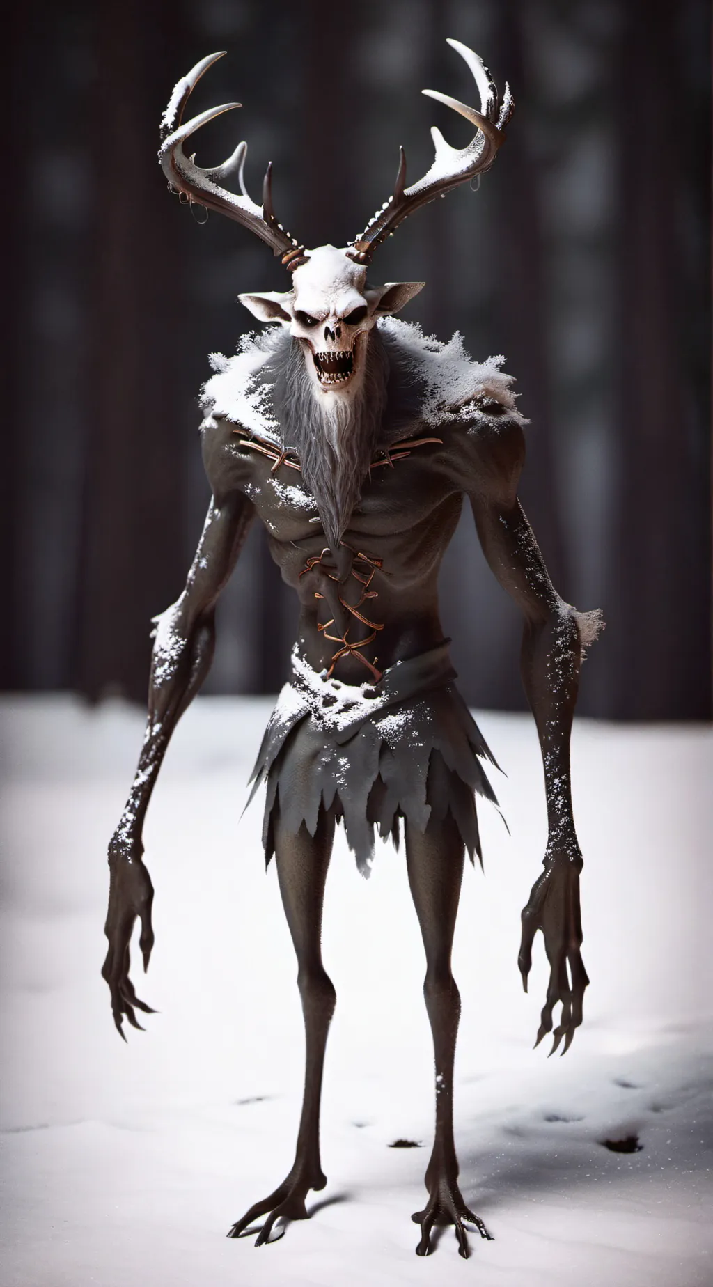 ai character: Wendigo background
