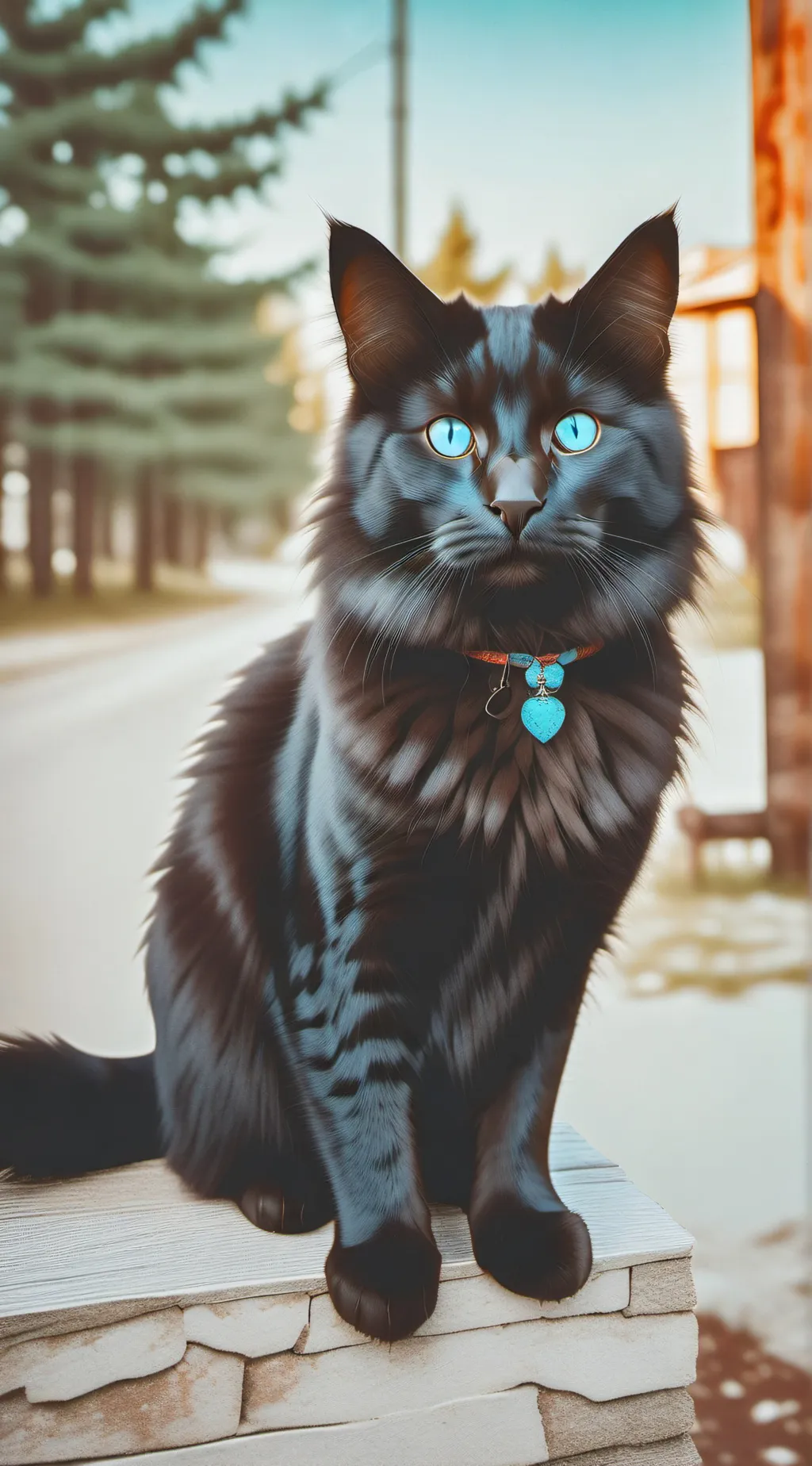 ai character: Calma background