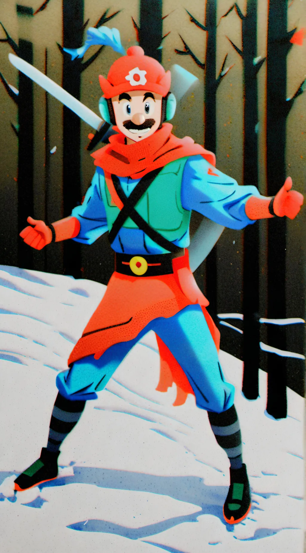 ai character: M4R10 (Me) background