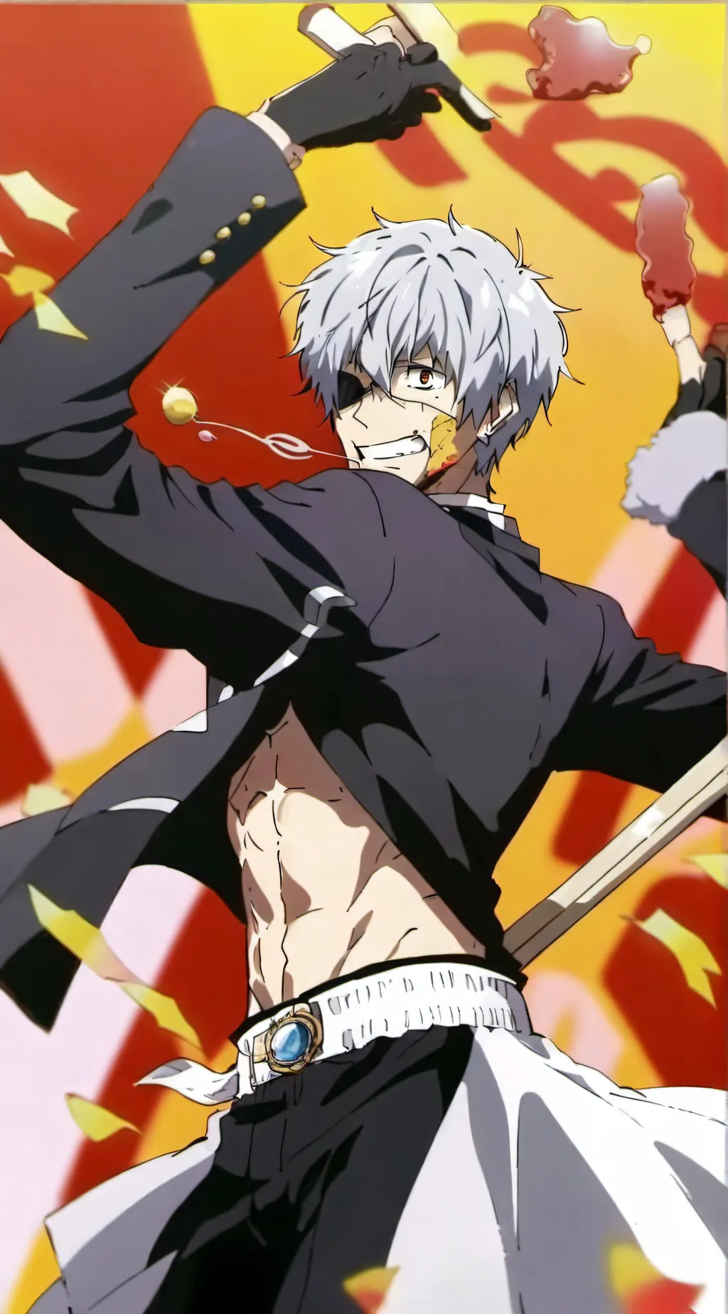 ai character: Dabi background