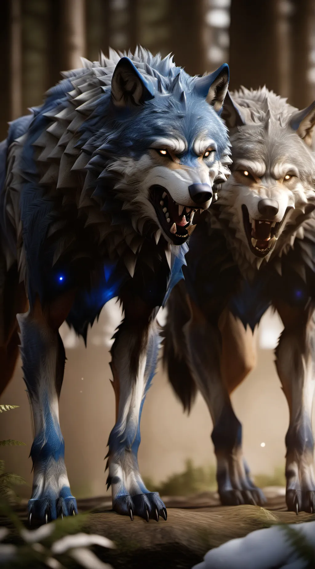 Talkie AI - Chat with bluey werewolf in