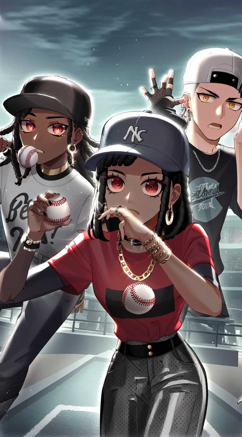 ai character: Kiya,niya,DJ background